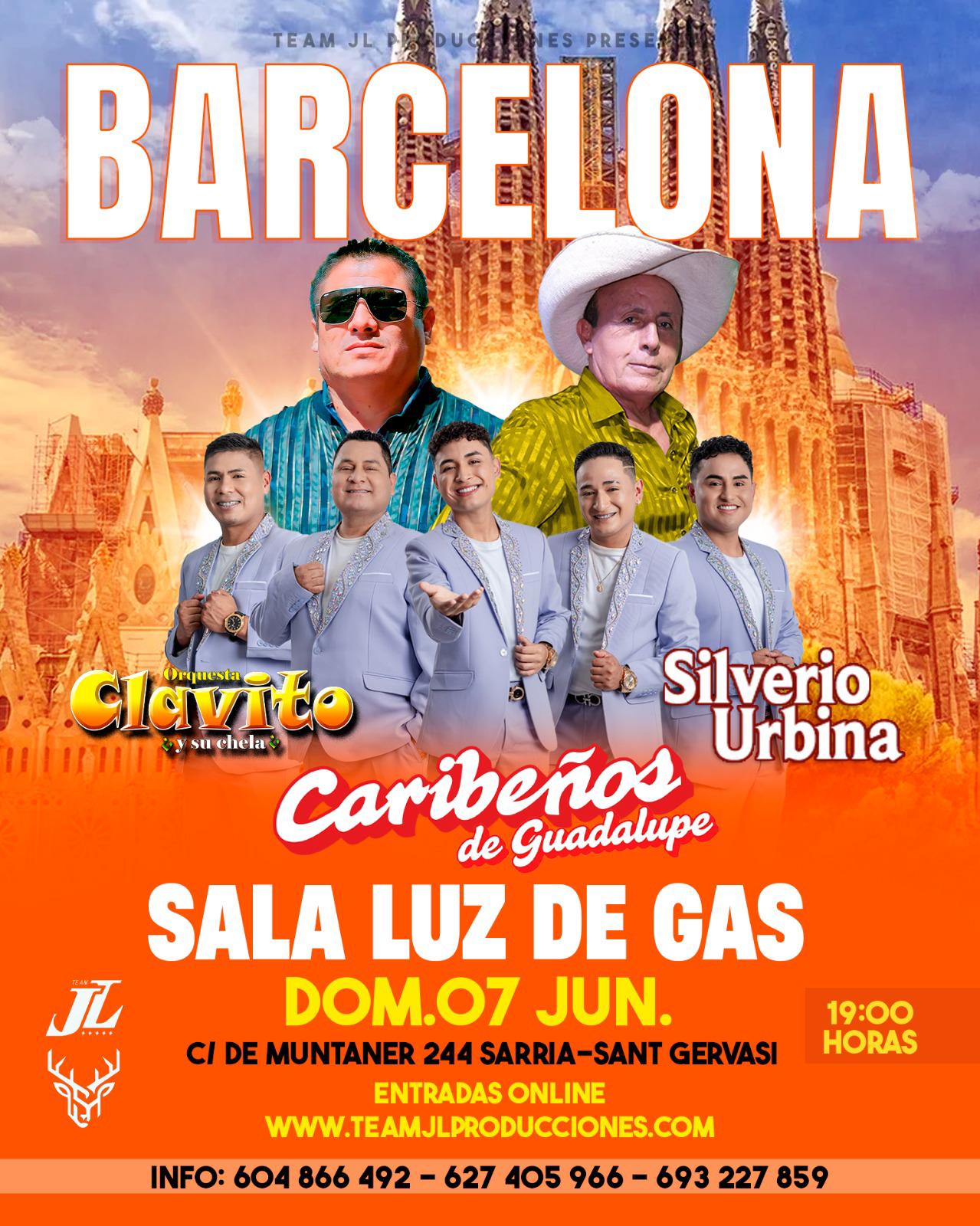 Flyer Concierto Barcelona