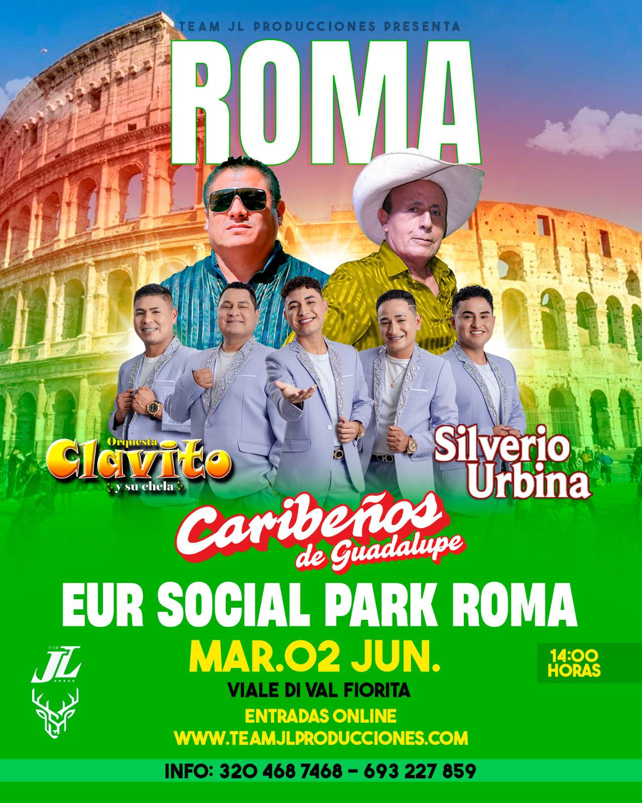 Flyer Concierto Roma