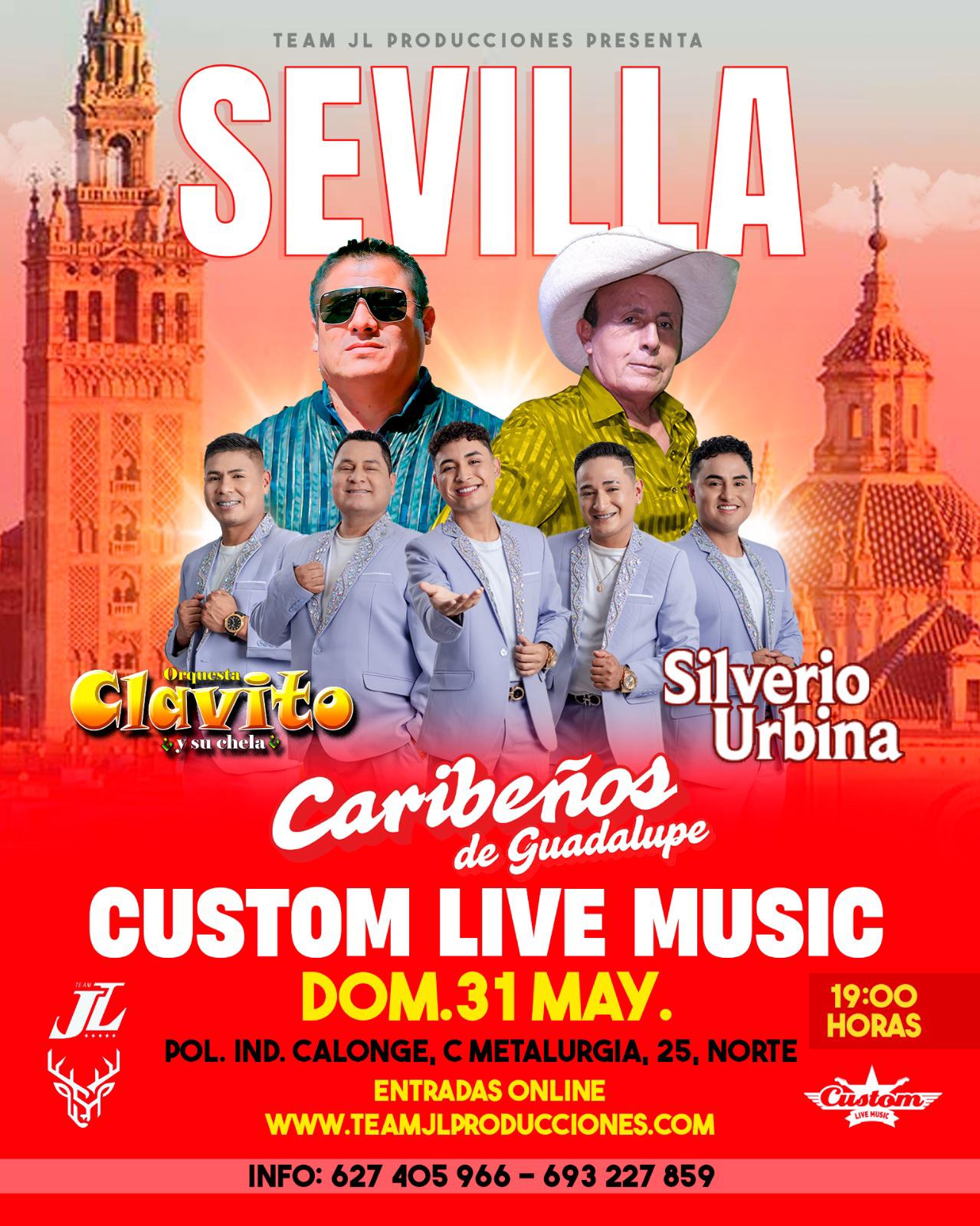Flyer Concierto Sevilla